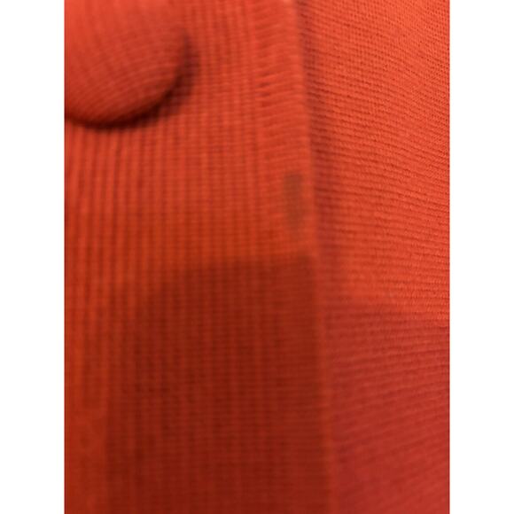 Vintage Cisanella 100% Wool Button Up Red Midi Dress - Picture 6 of 9